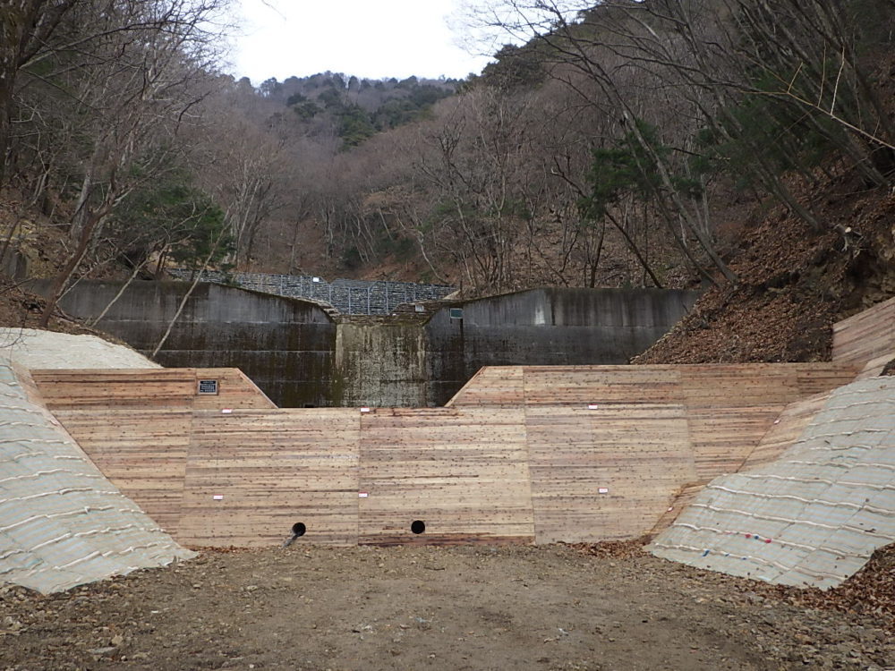 砥石の沢復旧治山工事