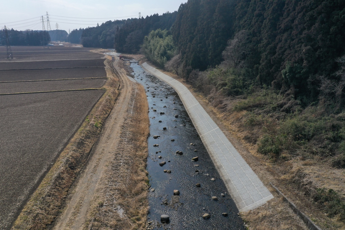 一級河川武子川護岸工事（１国庫災・ ３０１）