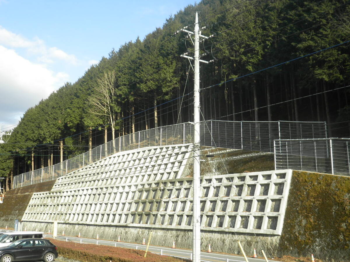落石防止工事 122号その5(土砂 災害)